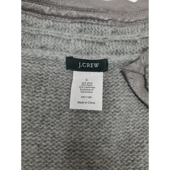 J. Crew Silk and Wool Metallic Trim and Tank Sweater Set Women's Size Small - Picture 8 of 14